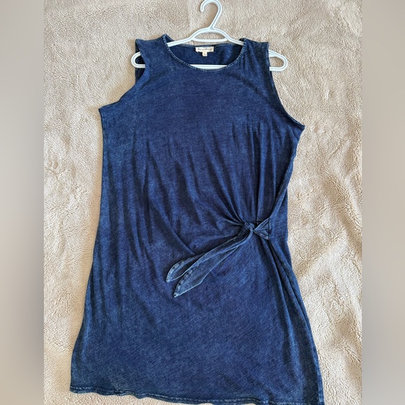 Jane and Delancey Navy Blue Sleeveless Dress size Large - Picture 2 of 5